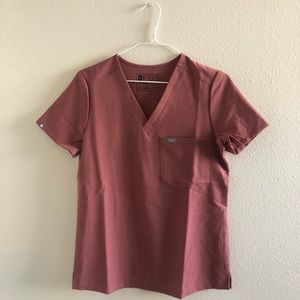 FIGS Mauve Catarina Scrub Top